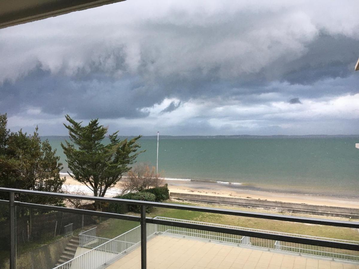 L'Ocean Vue Bassin 1Ere Ligne Plage Pereire Vue Mer Arcachon Exterior foto